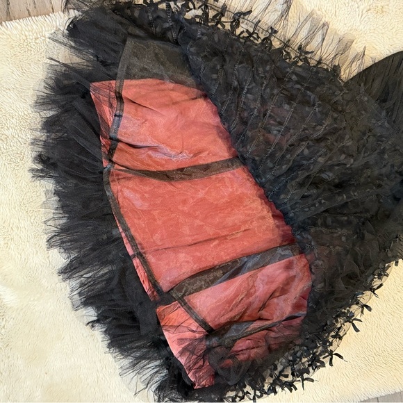 NWOT, Minuet Petite Black and Pink Textured Dress - Picture 8 of 13